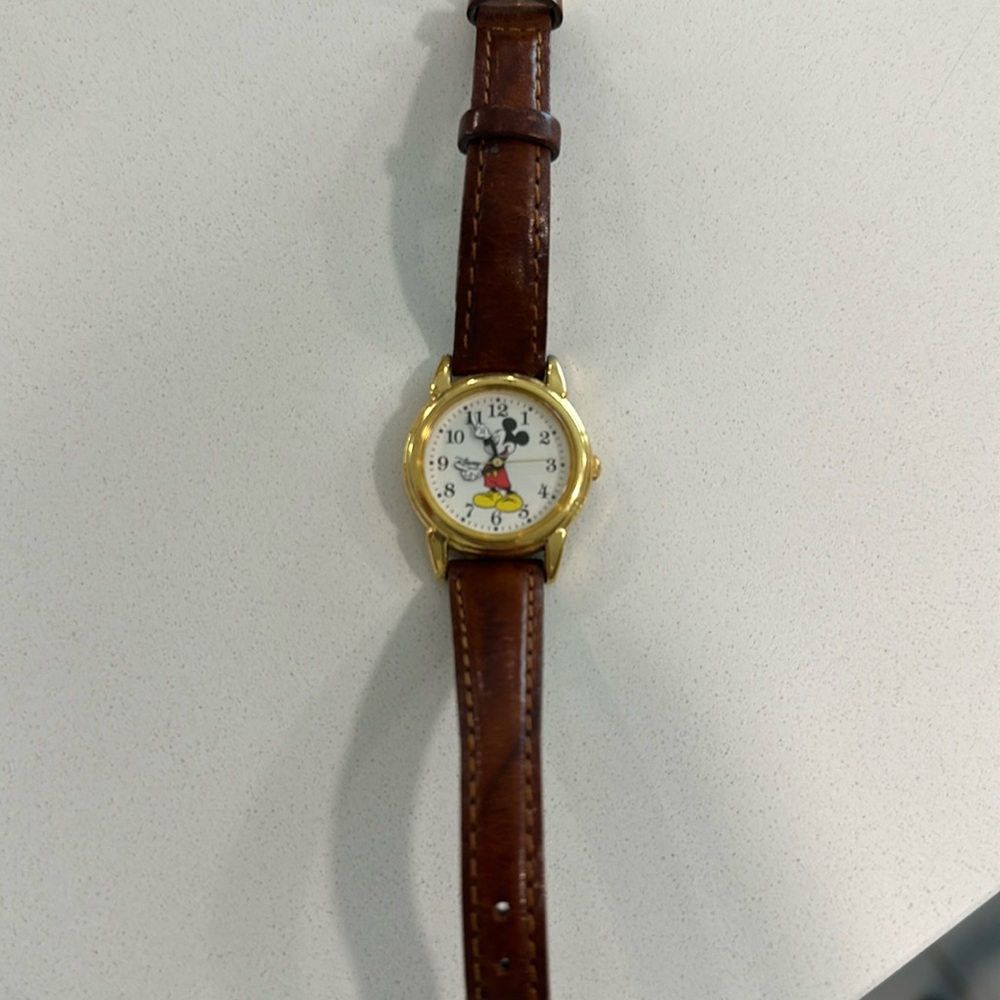 Disney leather watch